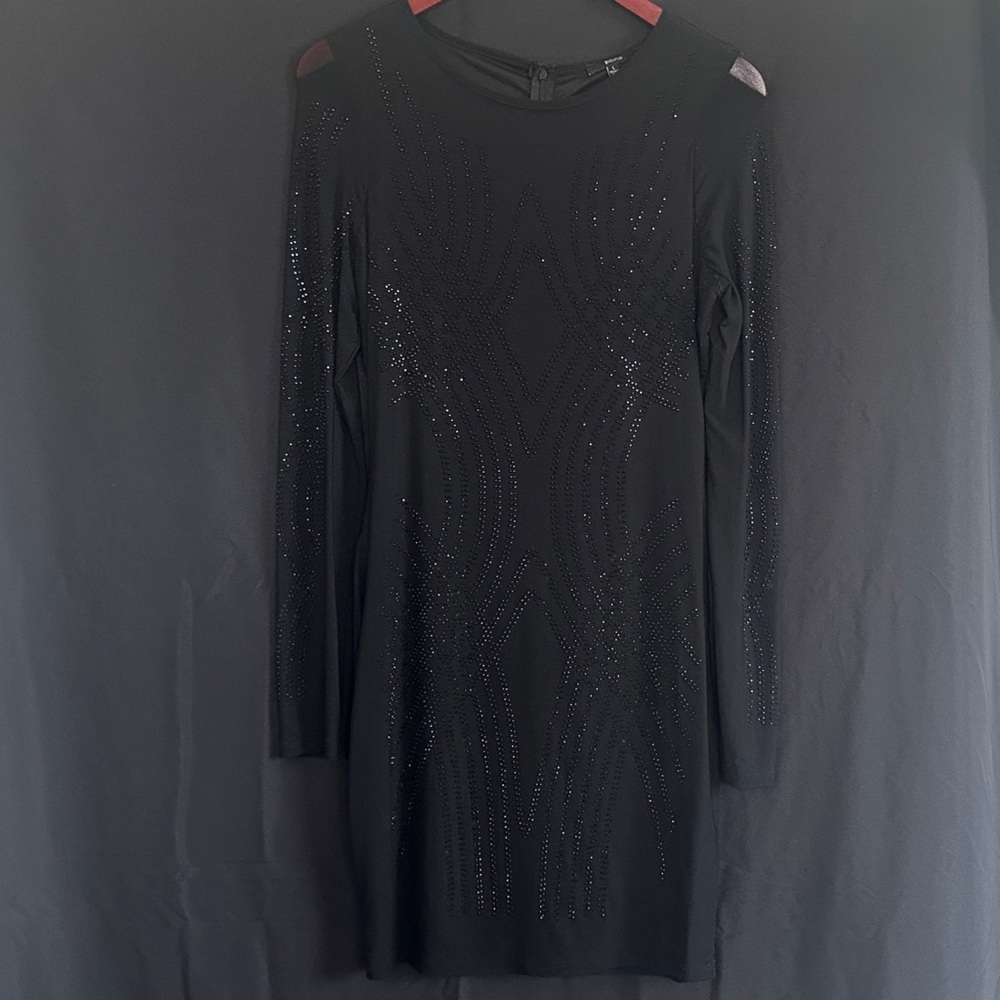 Elegant Black Midi Dress